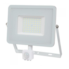V-tac Mozgásérzékelős PRO-W LED reflektor (50 Watt/100°) meleg fehér világítás