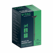 V-tac napelemes 2in1 LED lámpa, 2W, állítható színhőmérséklettel - SKU 10304 kültéri világítás