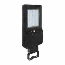 V-tac napelemes utcai LED lámpa, térvilágító lámpatest 40W természetes fehér - SKU 5503 kültéri világítás