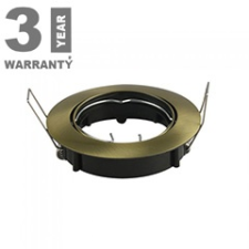 V-tac - Olcsó slim design spot lámpatest (kör), billenthető, arany világítás