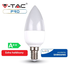 V-tac PRO A++ 4.5W E14 LED izzó, 6400K - Samsung chip - 260 izzó