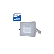 V-tac PRO LED reflektor (30 Watt/100°) Hideg fehér - szürke kültéri világítás