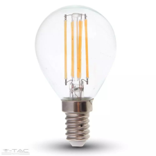V-tac Retro LED izzó - 6W Filament E14 P45 130lm/W Hideg fehér - 2856 izzó