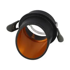 V-tac Süllyeszthető spot félcső lámpatest, kör alakú, arany-fekete világítás