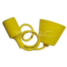 V-tac Szilikon minimal függeszték (E27)- 1 égős- sárga színű búra világítás