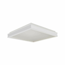 V-tac szögletes 18W mennyezeti lámpa, fehér dísszel, 35x35cm, természetes fehér - SKU 6991 világítás