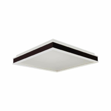 V-tac szögletes 18W mennyezeti lámpa, fekete dísszel, 35x35cm, természetes fehér - SKU 6990 világítás
