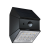 V-tac szolár fali lámpa PIR szenzorral, állítható színhőmérséklet, fekete, MAGIC - SKU 24096