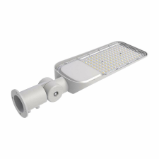 V-tac utcai LED lámpa, térvilágító alkonyszenzoros lámpatest 30W természetes fehér - SKU 20430 kültéri világítás