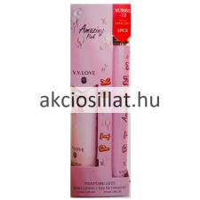 V.V.LOVE Amazing Pink ajándékcsomag ( EDT 35ml + Testápoló 35ml ) kozmetikai ajándékcsomag