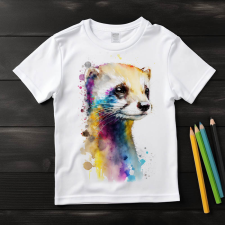  Vadászgörény póló (Gyerek)(Színes) gyerek póló