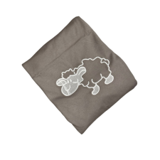 Vaganza Hímzett 2 Rétegű Pamut Takaró 70x90 cm - Szürke Bari babaágynemű, babapléd