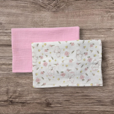 Vaganza Muszlin pelenka 2db 65x65cm - Rózsaszín/Mezei Élet mosható pelenka