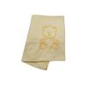 Vaganza Pamut babatakaró, hímzett 70×90 - Sárga/Maci