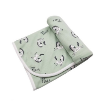 Vaganza Pamut Mintás Takaró 70x90 cm - Menta Zebra babaágynemű, babapléd