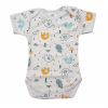 Vaganza Pamut Rövid Ujjú Body Békanyakú 50 - Elefánt