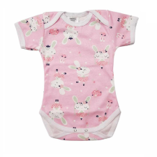 Vaganza Pamut Rövid Ujjú Body Békanyakú 62 - Nyuszis kombidressz, body