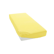 Vaganza Pamut strech lepedő 60x120-70x140cm - Sárga babaágynemű, babapléd
