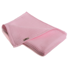 Vaganza takaró pamut Waffle 100x140cm rózsaszín babaágynemű, babapléd