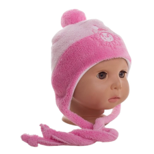 Vaganza Wellsoft Pilóta sapka hímzéssel 52 - Rózsaszín/Pink babasapka, sál