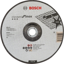  VÁGÓKORONG FÉMRE INOX BOSCH 2608601514 230*1.9*22MM zár és alkatrészei