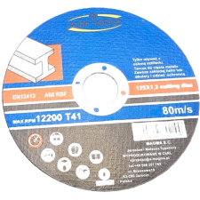  Vágókorong vágótárcsa acélhoz, 125x1,2mm, fémekhez csiszolókorong és vágókorong