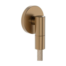 Vakolat alatti kivezetés Hansgrohe FixFit Fine S visszacsapó szeleppel csiszolt bronz 28882140 csaptelep