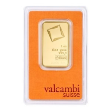Valcambi 1oz (31,1 g) - Befektetési aranylap egyéb ékszer