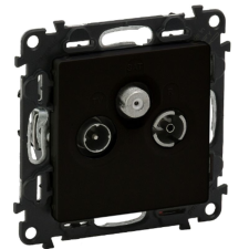  Valena Life 756364 TV/RD/SAT aljzat végzáró, 10 dB fekete Legrand villanyszerelés