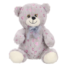Valentin - szürke plüss maci - 30cm plüssfigura
