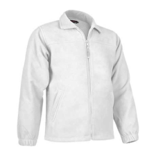 Valento DAKOTA, cipzáros unisex polár pulóver, White-XL férfi pulóver, kardigán