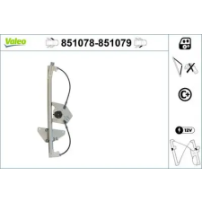 Valeo ablakemelő 851078 autóalkatrész