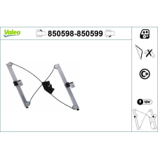 Valeo ablakemelő VALEO 850598 autóalkatrész