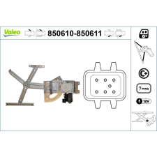 Valeo ablakemelő VALEO 850610 autóalkatrész