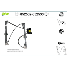 Valeo ablakemelő VALEO 852532 autóalkatrész