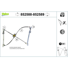 Valeo ablakemelő VALEO 852588 autóalkatrész