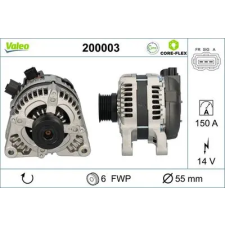 Valeo generátor 200003 autóalkatrész