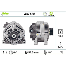 Valeo generátor VALEO 437138 autóalkatrész