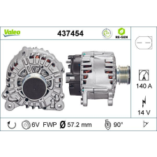 Valeo generátor VALEO 437454 autóalkatrész