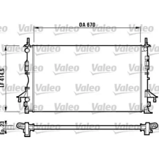 Valeo Hűtő, motorhűtés VALEO 732827 vízhűtő