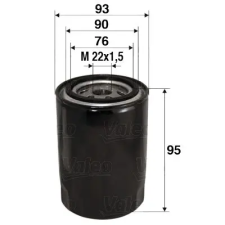 Valeo olajszűrő 586006 autóalkatrész