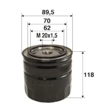 Valeo olajszűrő 586035 autóalkatrész