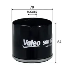 Valeo olajszűrő 586155 autóalkatrész