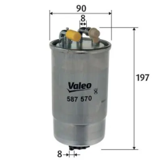 Valeo Üzemanyagszűrő 587570 autóalkatrész