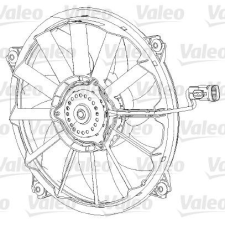 Valeo ventilátor, motorhűtés VALEO 696091 autóalkatrész