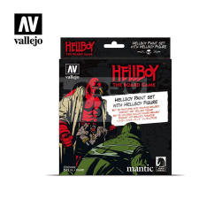 Vallejo Hellboy festékszett+exclusive Hellboy figura 70187 hobbifesték