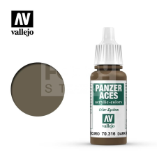 Vallejo Panzer Aces Dark Mud akrilfesték 17 ml 70316V akrilfesték