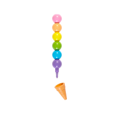 Váltottsoros ceruzák és Rainbow Scoops illatos radír színes ceruza