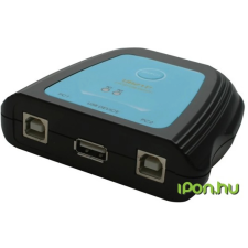 Value 14.99.5032-10 USB Switch 2.0 2 portos kábel és adapter
