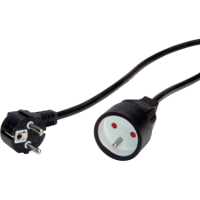 Value 19.99.1170 Áram Csatlakozókábel Fekete 3.00 m (JAB-4584199) kábel és adapter